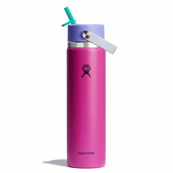 Remix 24 oz Wide Mouth with Flex Straw Cap - Holiday Punch