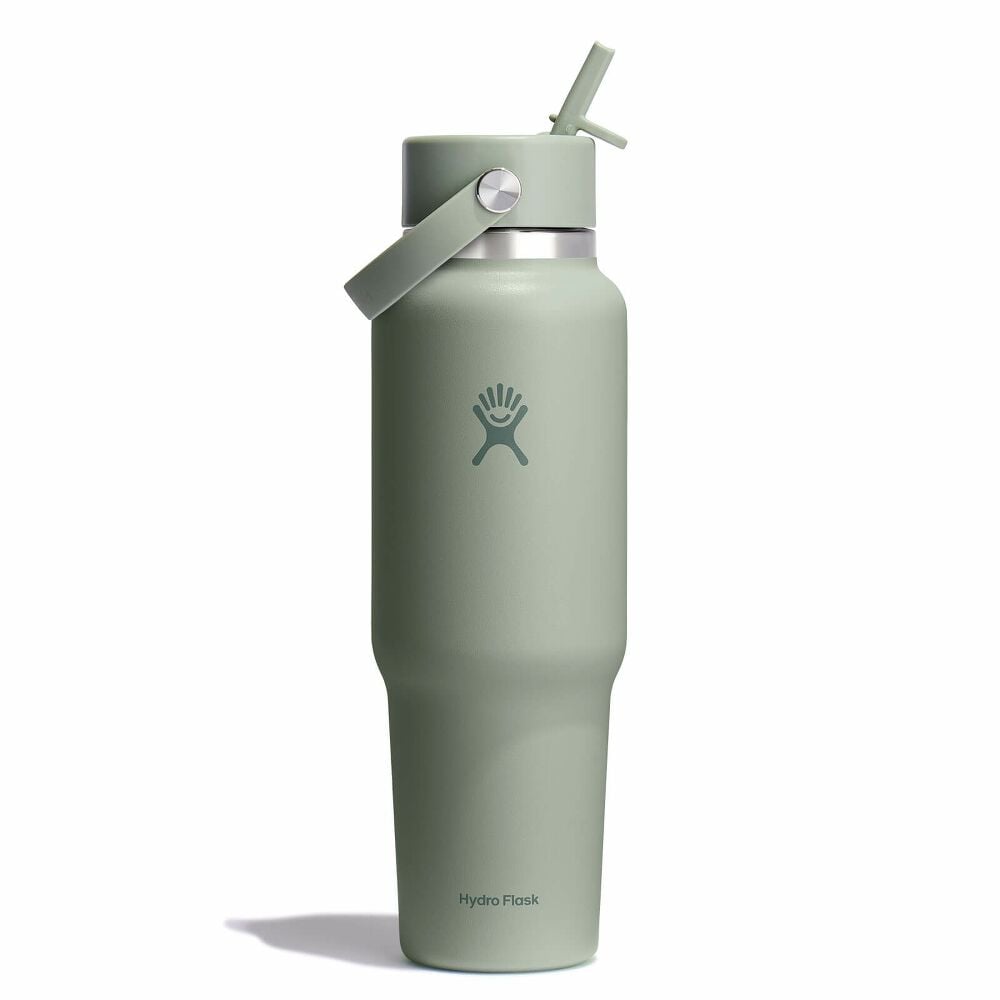 40 oz Travel Bottle with Flex Straw Cap - Agave